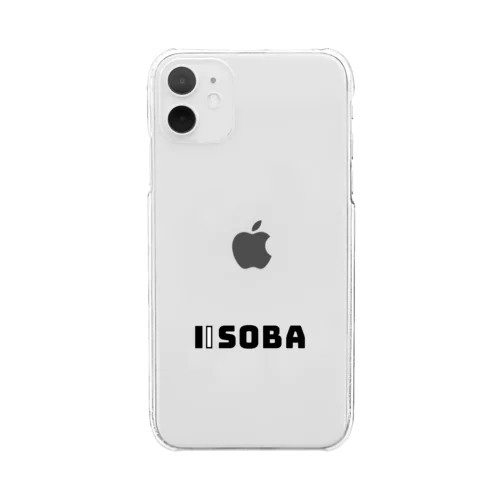 愛♡SOBA Clear Smartphone Case