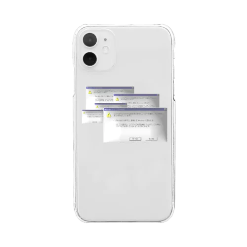 エラー Clear Smartphone Case