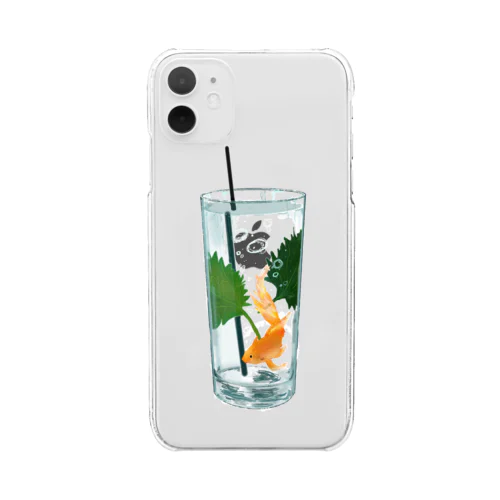 金魚サワー Clear Smartphone Case