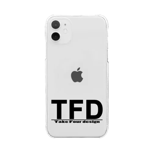 Take Four design-TDF クリアスマホケース