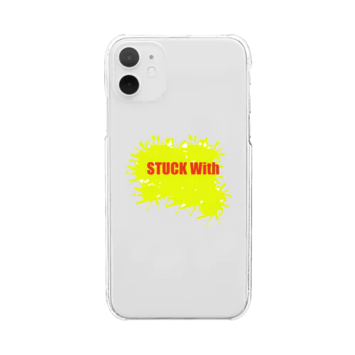 「STUCK WITH」　スマホケース Clear Smartphone Case