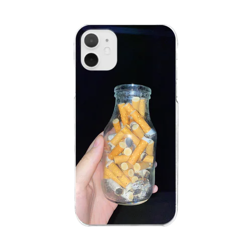 捨てろ Clear Smartphone Case