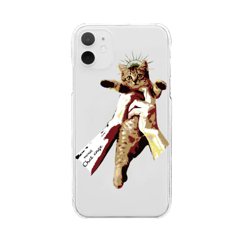 monet/ange天使猫 Clear Smartphone Case