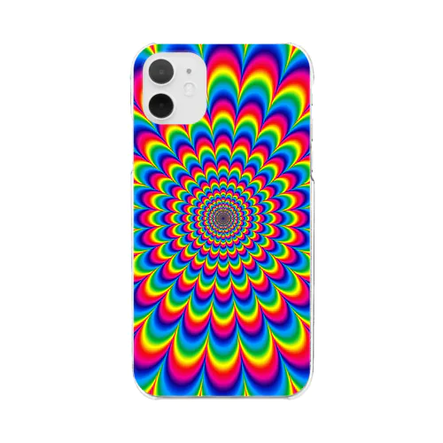 psychedelic-02 Clear Smartphone Case