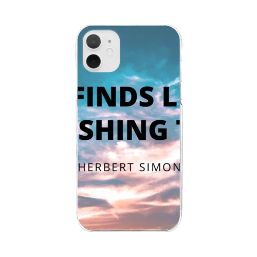 HERBERT SIMON Clear Smartphone Case