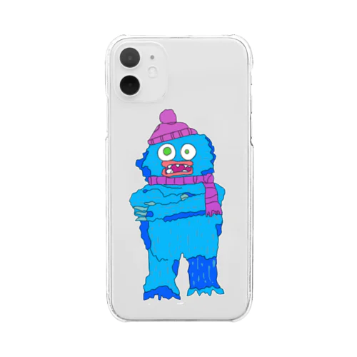 depressed yeti （chill) Clear Smartphone Case