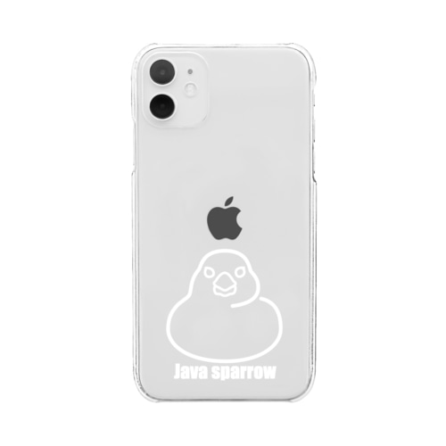 文鳥 Clear Smartphone Case