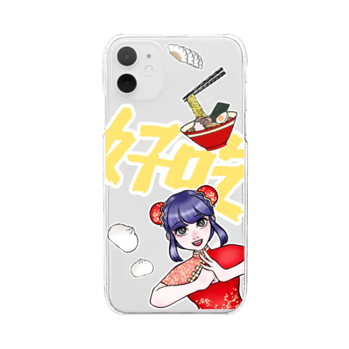 ちゃいなちゃん（赤 Clear Smartphone Case