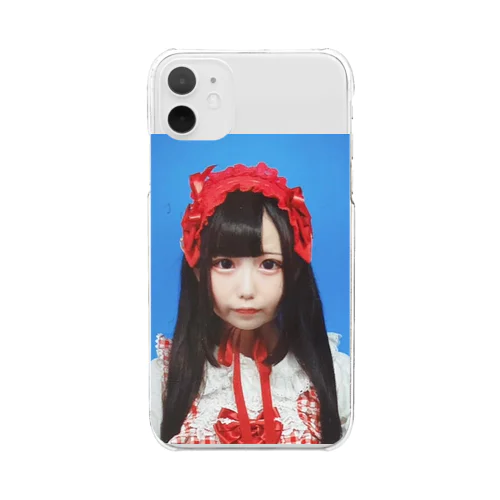 障害者手帳の証明写真 Clear Smartphone Case