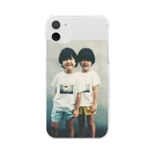 ふたご屋さん Clear Smartphone Case