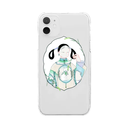 猫じゃらし Clear Smartphone Case