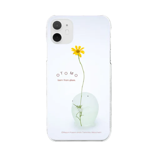 お花とおとも Clear Smartphone Case