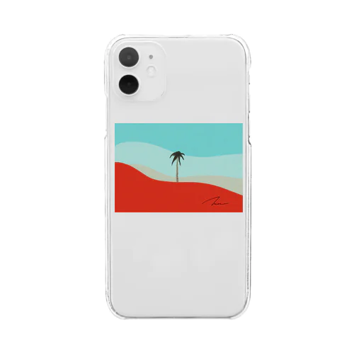 椰子の木 Clear Smartphone Case