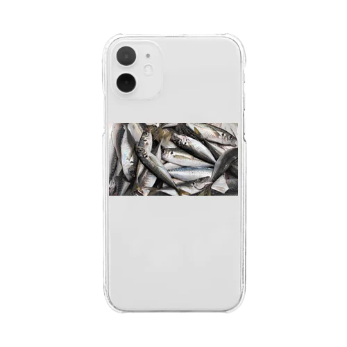 アジたくさん Clear Smartphone Case