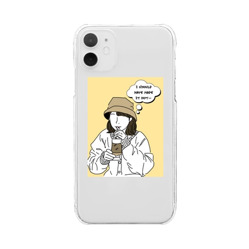たられば。 Clear Smartphone Case