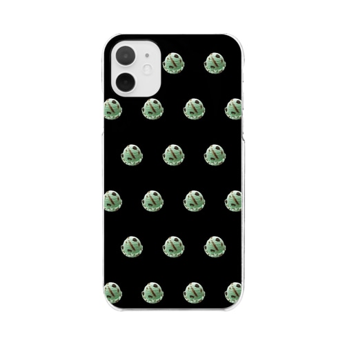 ♡CHOCOMINT♡(BLACK) Clear Smartphone Case