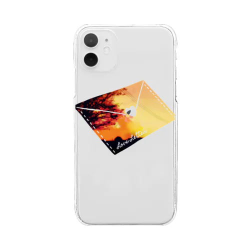 ラブレターⅠ Clear Smartphone Case