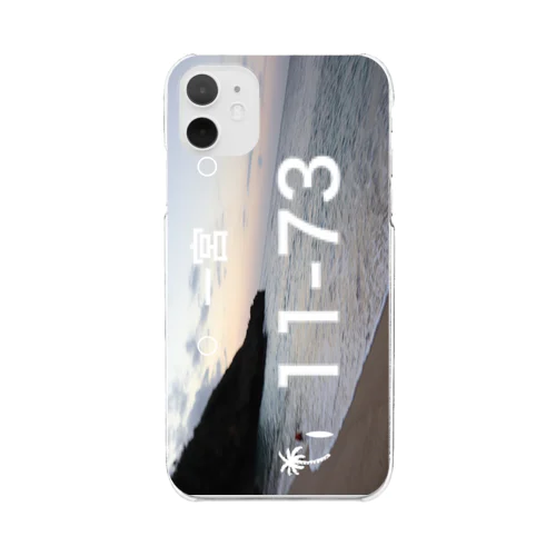 一宮バージョン　1173ナンバープレート Clear Smartphone Case