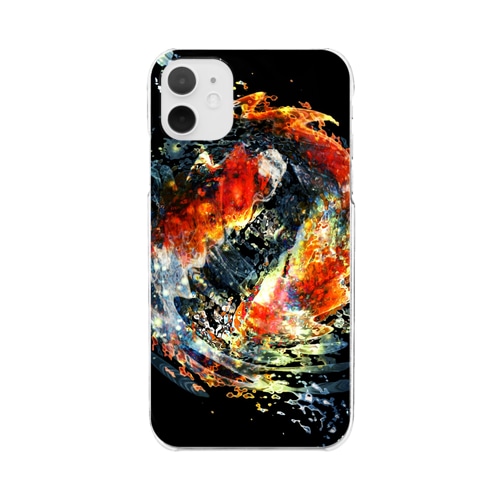 二匹鯉 Clear Smartphone Case