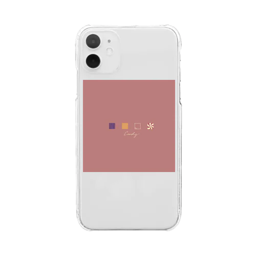 koro koro Candy-Magical Pink Clear Smartphone Case