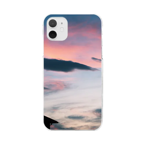  Summer dusk Clear Smartphone Case