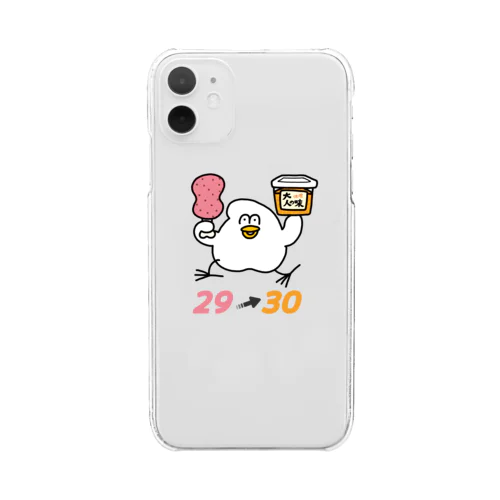 29→30 Clear Smartphone Case