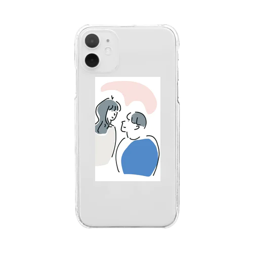 おはよう Clear Smartphone Case