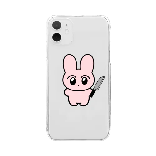 サイコうさぎ2 Clear Smartphone Case