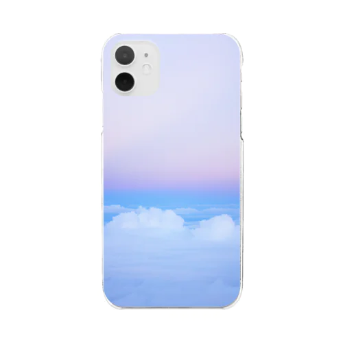 雲の上の空 4 Clear Smartphone Case