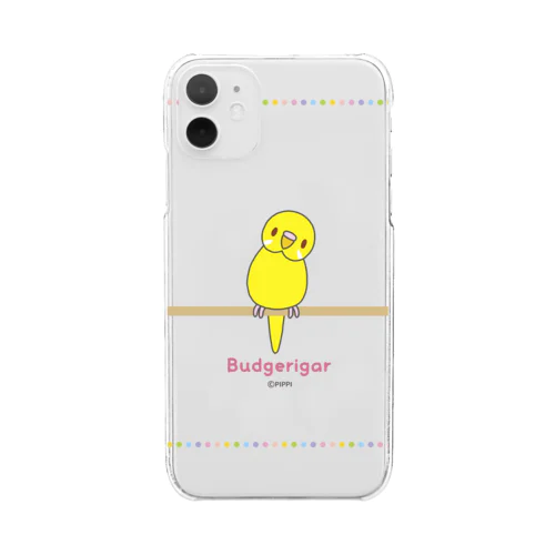 ルチノー男の子＊セキセイインコ＊ Clear Smartphone Case