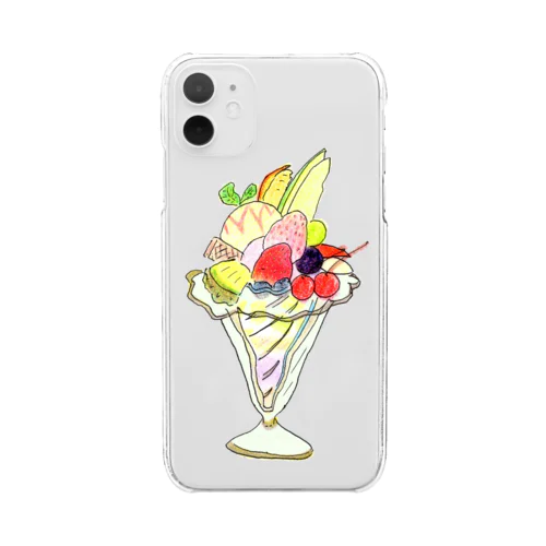 パフェ Clear Smartphone Case