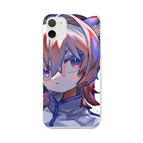 獣耳くん Clear Smartphone Case