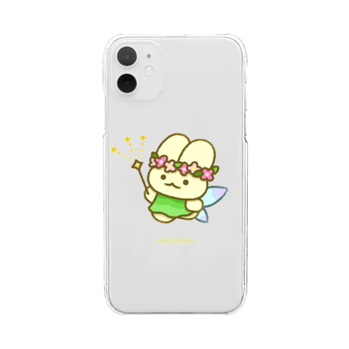 妖精うさぎ Clear Smartphone Case