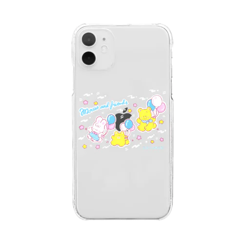 めるおアンドフレンズ Clear Smartphone Case