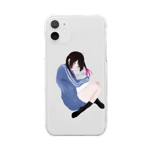 天使のしのちゃん Clear Smartphone Case