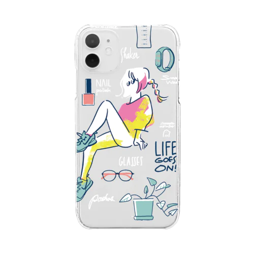 LIFE GOES ON ! Clear Smartphone Case