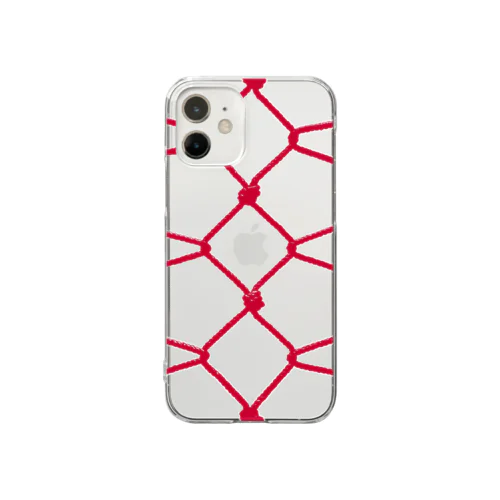 緊縛(亀甲縛り) Clear Smartphone Case