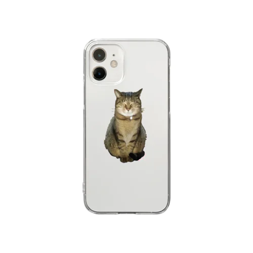 (猫)はなちゃん地蔵 Clear Smartphone Case