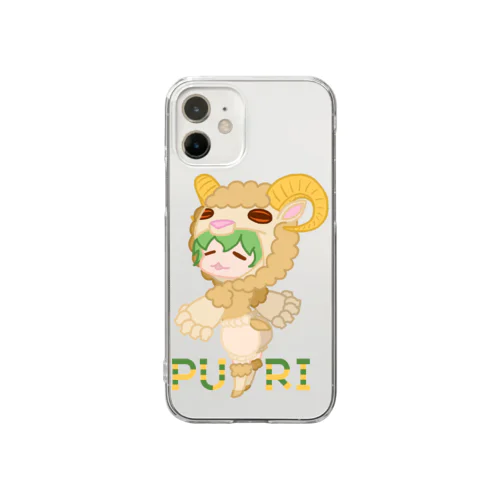 ぷり☆ヒツジちゃん Clear Smartphone Case