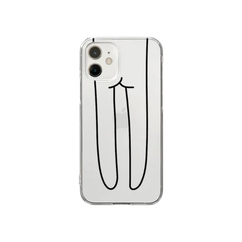 のぼりきったひと Clear Smartphone Case