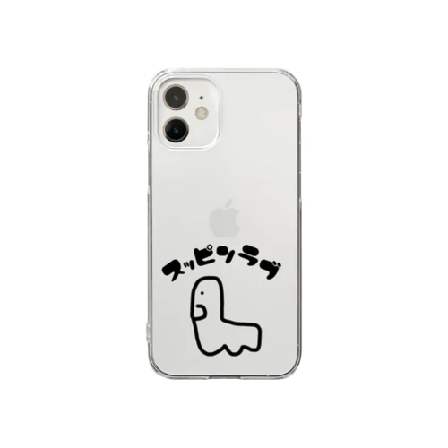 スッピンラブ Clear Smartphone Case