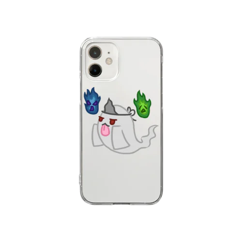 ゾワゾワゆーれい Clear Smartphone Case