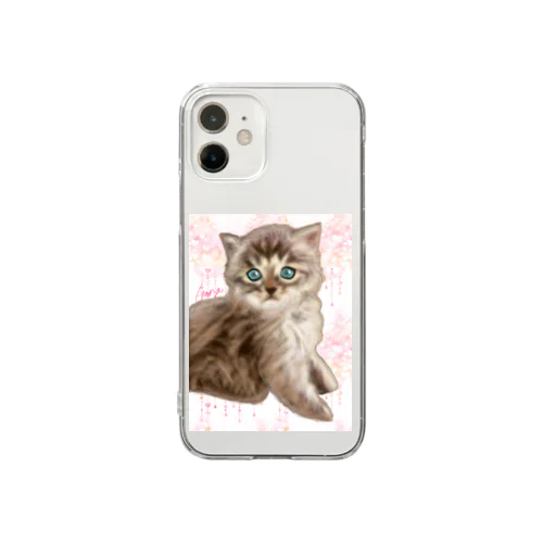 遊んでほしい子猫 Clear Smartphone Case