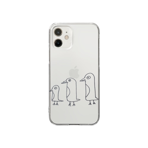 ペンギンくん Clear Smartphone Case