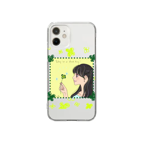 今日はいい日だ♪ Clear Smartphone Case