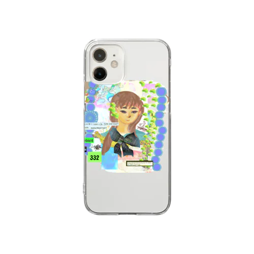 332​★​月​山​い​つ​こ​作​品​●​冬​桜華​■​お​花​見​の2​★​H​i​m​e​1​5  Clear Smartphone Case