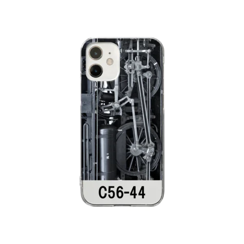 蒸気機関車 C5644の動輪 Clear Smartphone Case