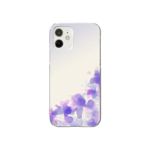 スミレ Clear Smartphone Case