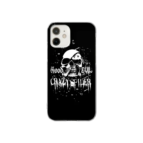 【原価販売】 TFスカルスマホケース（CRAZY SPIDER） Clear Smartphone Case