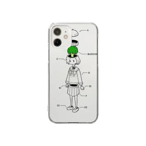 絆創膏ガール Clear Smartphone Case